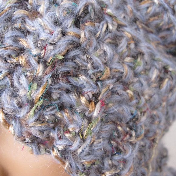 New Handmade Chunky Slouch Hat and Infinity Scarf Set - Picture 9 of 9